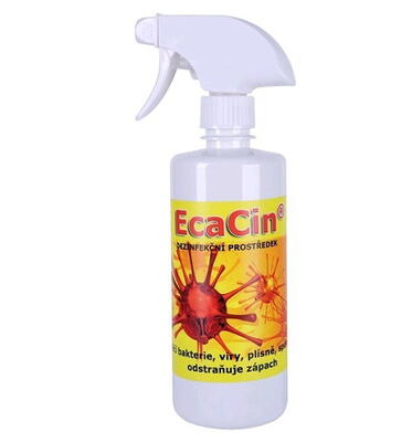 EcaCin 500ml virucidní a baktericidní dezinfekce povrchů